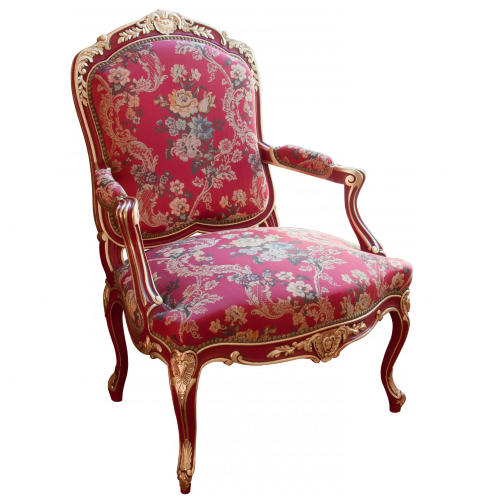 Armchair Tilliard à coeur Louis XV style