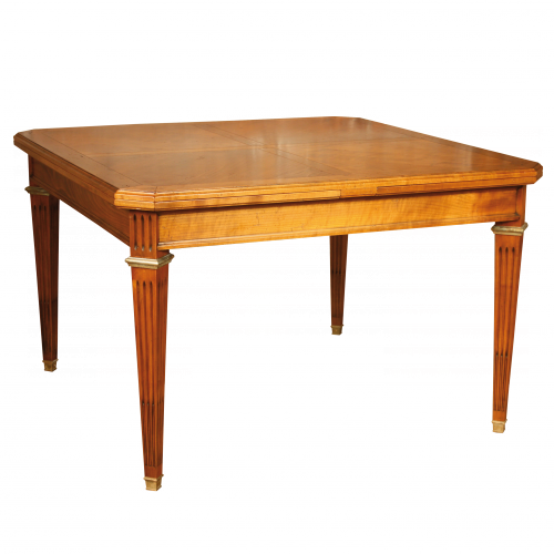 Table Diderot carré Louis XVI style 