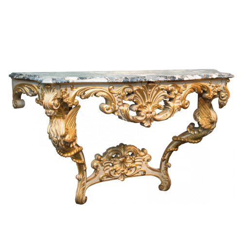 Console Aigle encordé style Louis XV