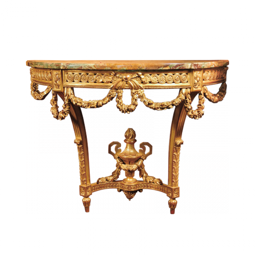 Console table Clodion Louis XVI style